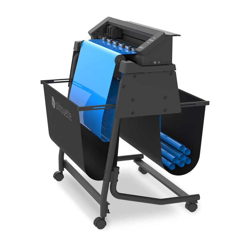 Silhouette Cameo 5 PRO MK-II 24in Vinyl Cutter with Stand & Catch Baskets Silhouette Bundle Silhouette