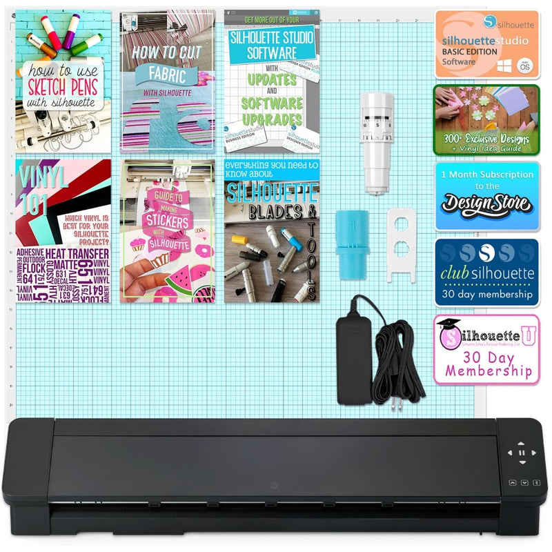Silhouette Cameo 5 PRO MK-II Business Bundle w/ Oracal Vinyl, Guides, Software, Tools - Swing Design4