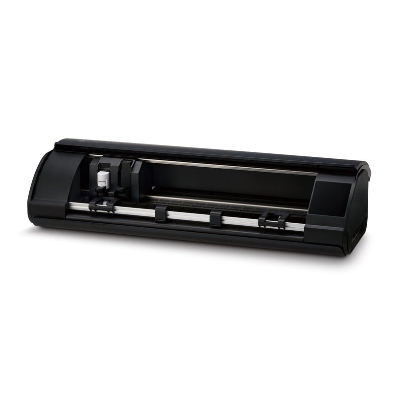 REFURBISHED Silhouette Matte Black Cameo 5 - 12" Vinyl Cutter w/ Roll Feeder - Swing Design12