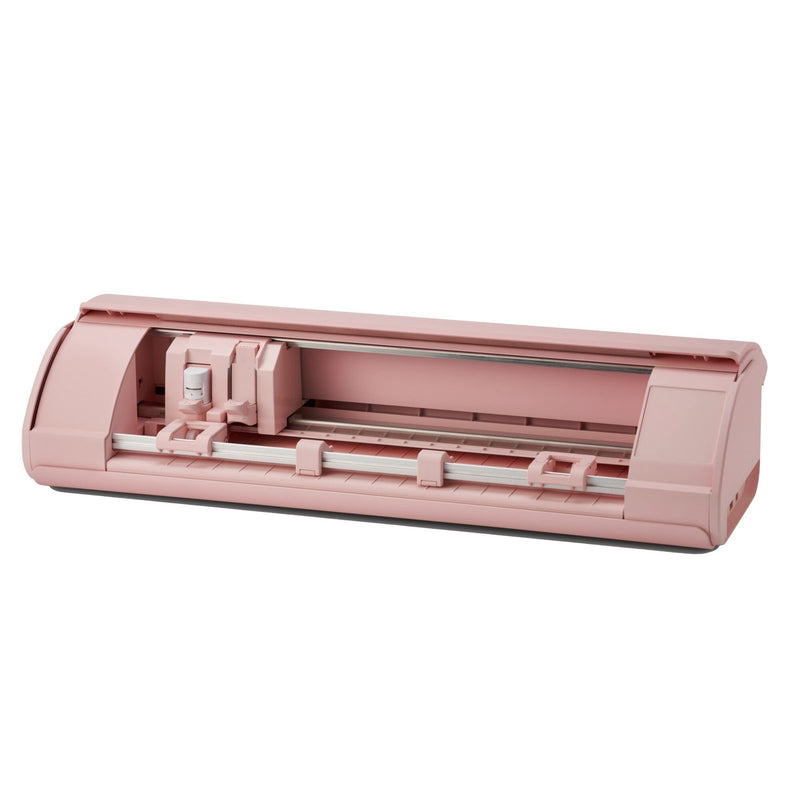 Silhouette Pink Cameo 5 w/ 8-in-1 Navy Heat Press & Siser HTV Silhouette Bundle Silhouette