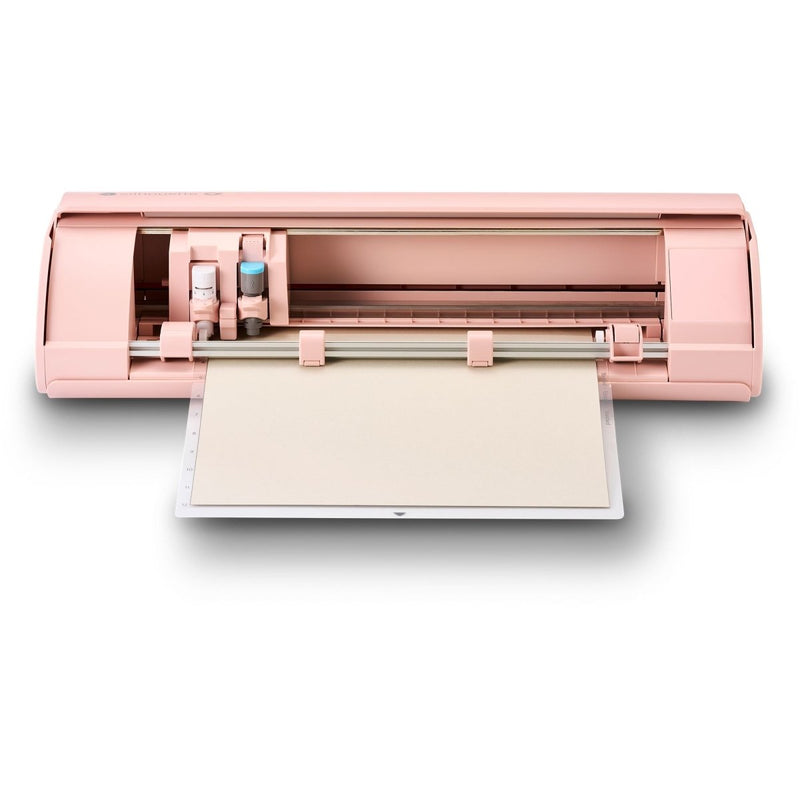 Silhouette Pink Cameo 5α Alpha with Electrostatic Grip Mat Attachment - Swing Design