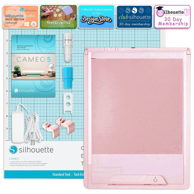 Silhouette Pink Cameo 5α Alpha with Electrostatic Grip Mat Attachment - Swing Design8