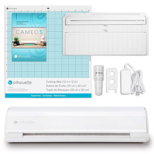 Silhouette White Cameo 5 - 12" Vinyl Cutter with Roll Feeder Silhouette Bundle Silhouette 
