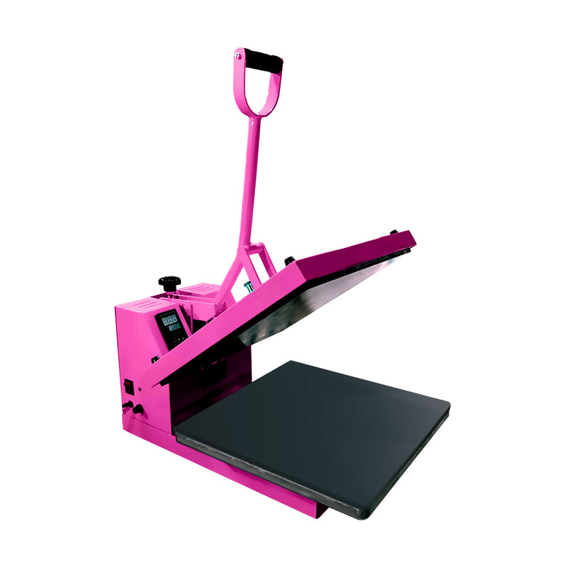 Silhouette White Cameo 5 w/ 15" x 15" Pink Heat Press & Siser HTV Silhouette Bundle Silhouette
