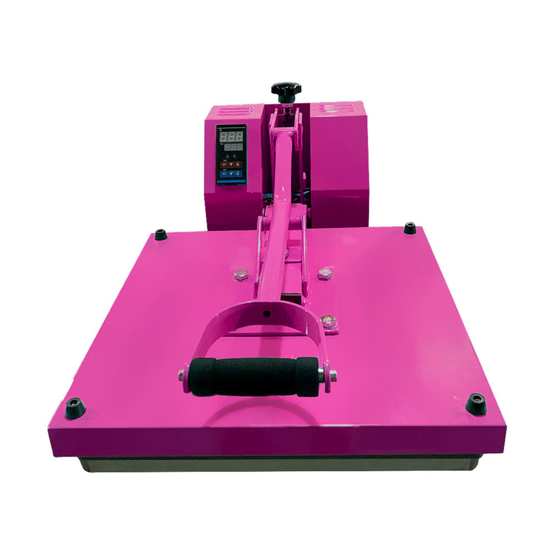Silhouette White Cameo 5 w/ 15" x 15" Pink Heat Press & Siser HTV Silhouette Bundle Silhouette