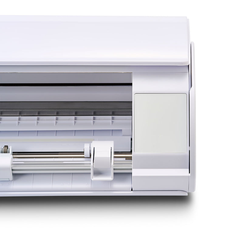 Silhouette White Cameo 5α Alpha w/ 8-in-1 Navy Heat Press & Siser HTV Silhouette Bundle Silhouette
