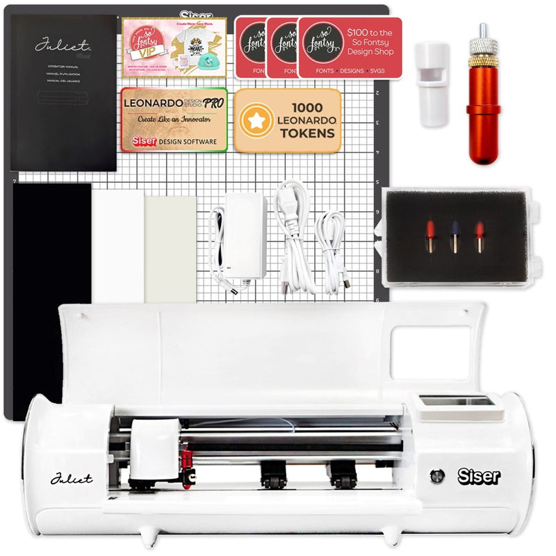 Siser Juliet 12" Vinyl Cutter HTV Starter Bundle - Swing Design2