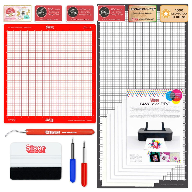 Siser Romeo 24" Vinyl Cutter HTV Starter Bundle Swing Design 6