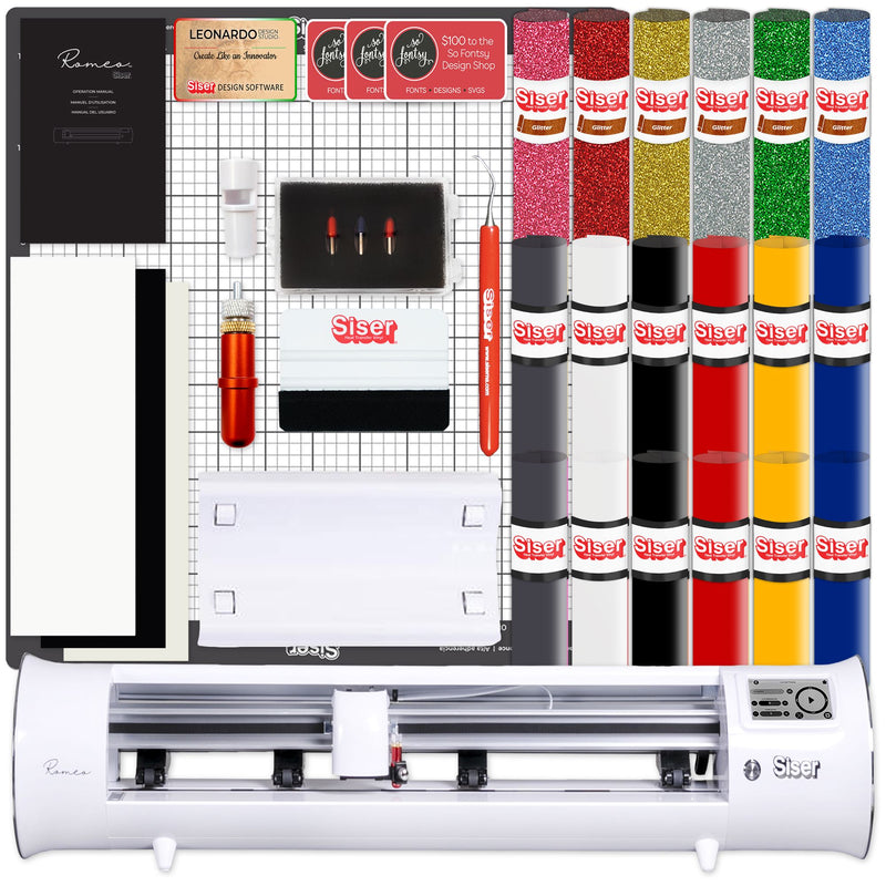 Siser Romeo Deluxe Easyweed Heat Transfer (HTV) Bundle w/ 8-in-1 Heat Press Siser Bundles Siser