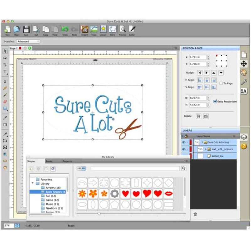 Sure Cuts A Lot Software Instant Code - Version 6 PROMAC - Swing Design