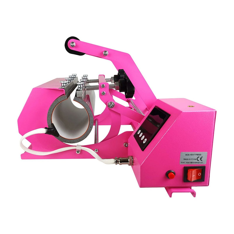 Swing Design 15" x 15" 8-in-1 Heat Press with 30oz Tumbler Press - Pink - Swing Design14