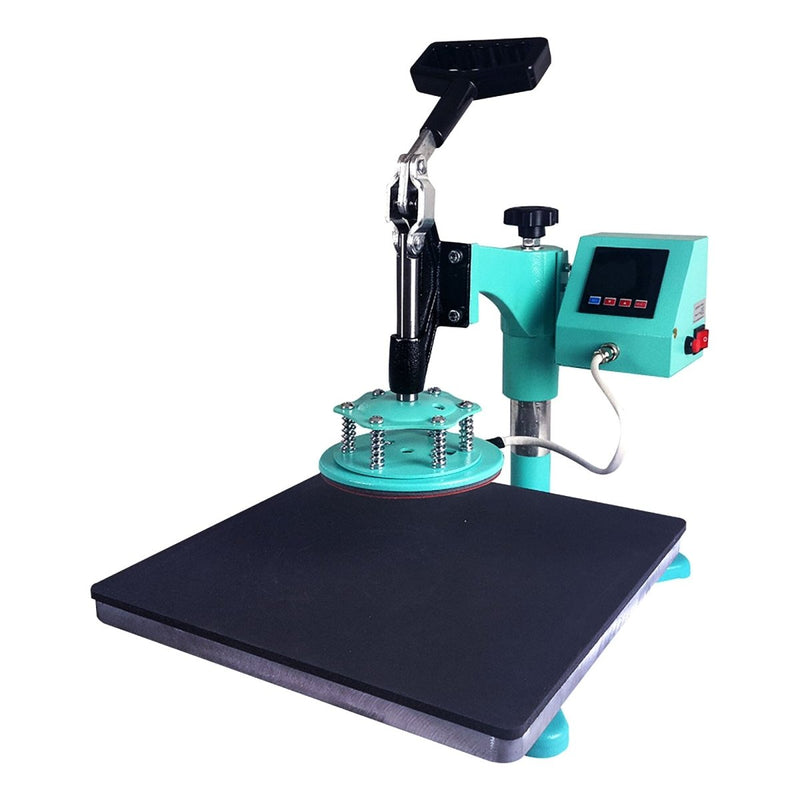 Swing Design 15" x 15" 8-in-1 Heat Press with 30oz Tumbler Press - Turquoise - Swing Design10