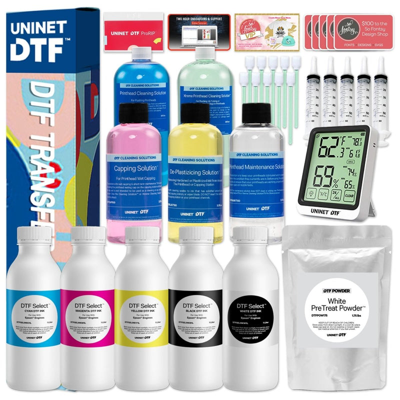 Uninet 1200 Direct To Film (DTF) 13" Printer & Training w/ A2+ Oven w/ Purifier - Swing Design4