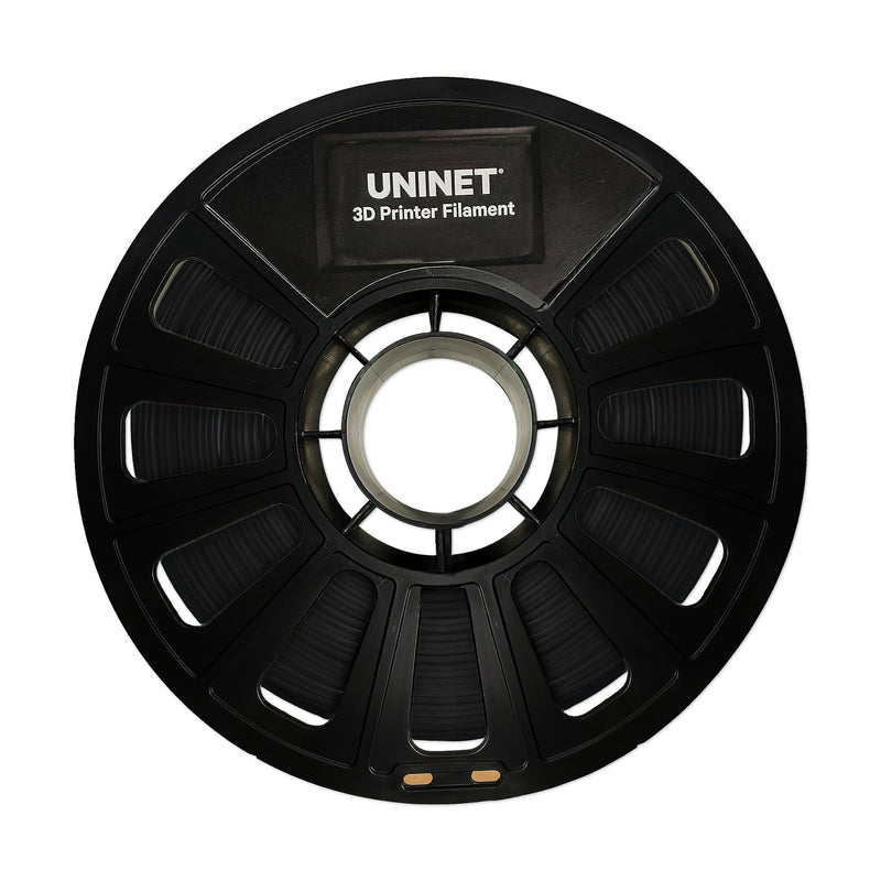 Uninet 1.75mm PETG 3D Filament With Reusable Spool - Black 3D Printer UniNET
