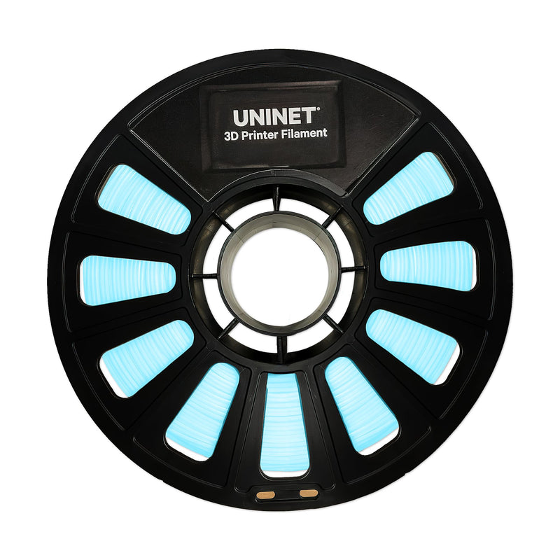 Uninet 1.75mm PLA+ 3D Filament With Reusable Spool 3D Printer UniNET Crystal Blue