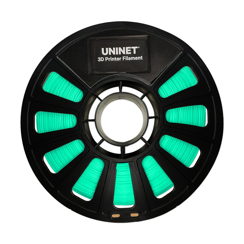 Uninet 1.75mm PLA+ 3D Filament With Reusable Spool 3D Printer UniNET Fluo Green