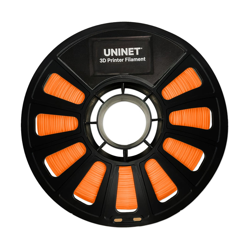 Uninet 1.75mm PLA+ 3D Filament With Reusable Spool 3D Printer UniNET Fluo Orange