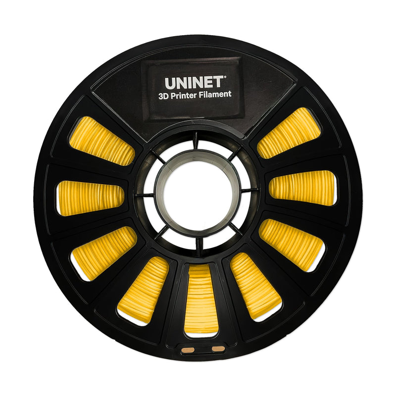 Uninet 1.75mm PLA+ 3D Filament With Reusable Spool 3D Printer UniNET Yellow