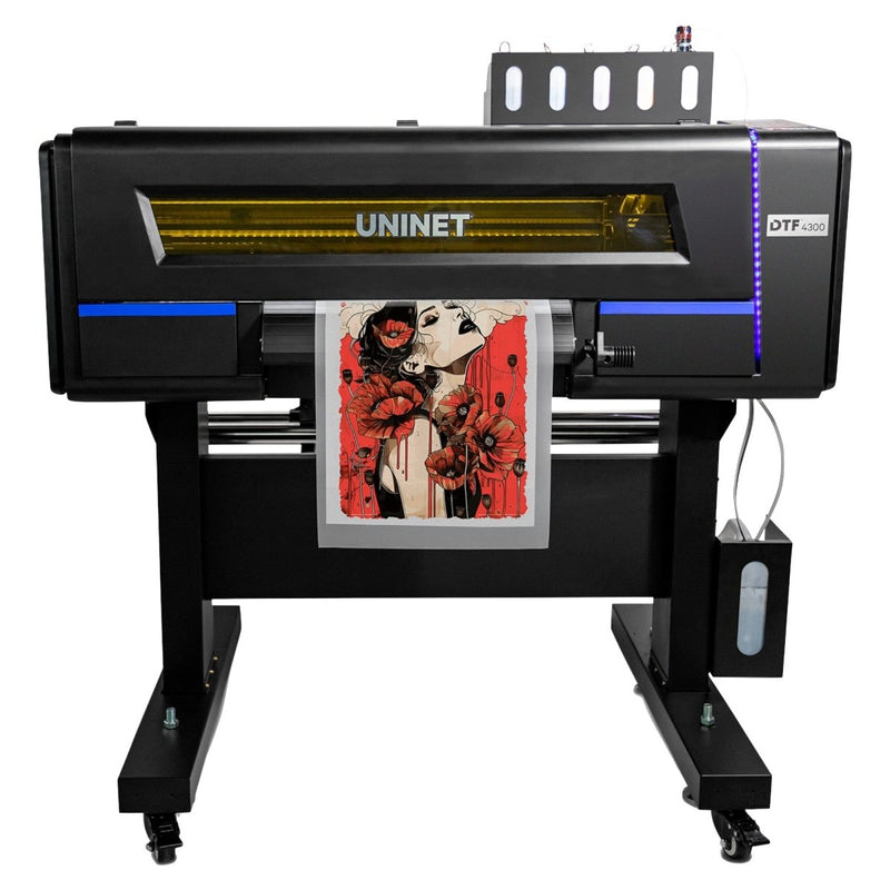 Uninet 4300 Direct To Film (DTF) 17" Roll Printer, Training & Slim Shaker Bundle - Swing Design2