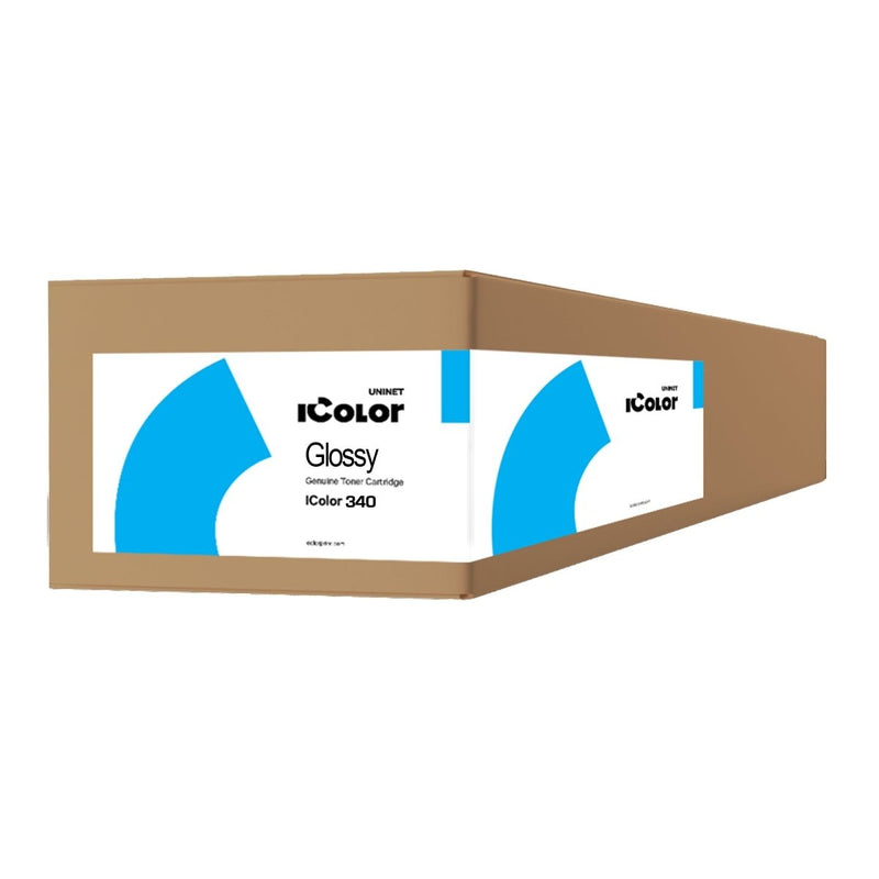 Uninet IColor 340 Glossy Cyan Toner Cartridge for Underprint Applications - Swing Design1