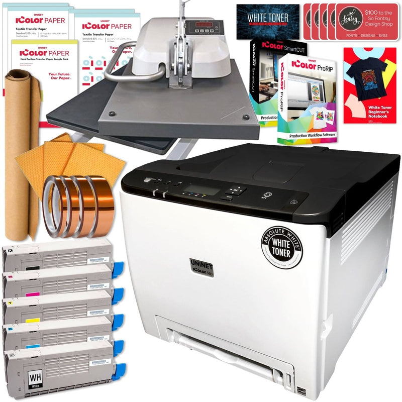 Uninet IColor 560 Business Bundle w/ Insta Graphic Press, Media, $1044 Software - Swing Design1