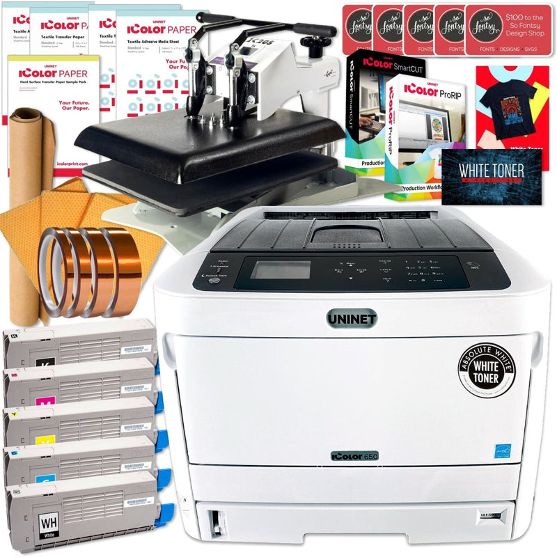 Uninet IColor 650 Business Bundle w/ Geo Knight Press, Media, $1044 Software - Swing Design1