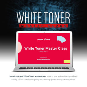 Uninet IColor 650 White Toner Printer Business Bundle w/ Media, $1044 Software Uninet Bundle UniNET 