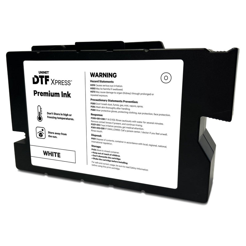 Uninet Xpress Direct To Film (DTF) Ink Cartridge 2 Pack - White Swing Design 2