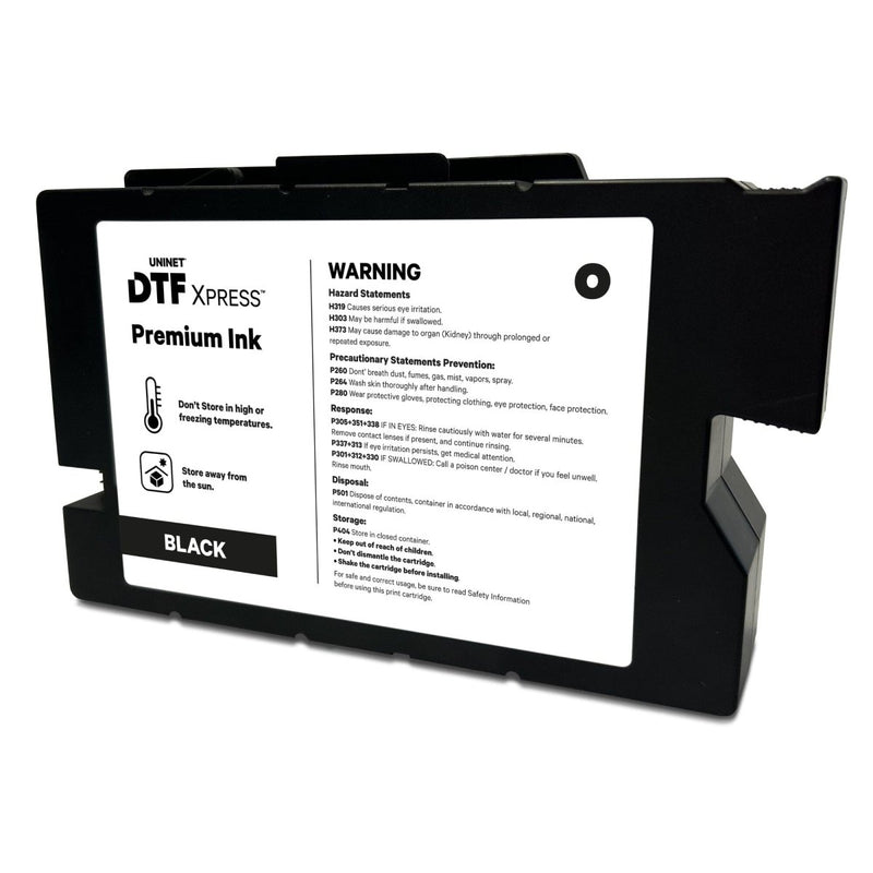 Uninet Xpress Direct To Film (DTF) Ink Cartridge 200 ml - Black Swing Design 2