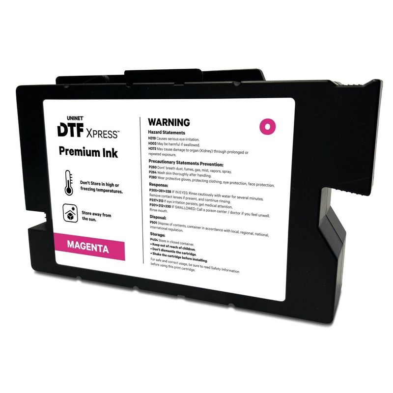 Uninet Xpress Direct To Film (DTF) Ink Cartridge 200 ml - Magenta Swing Design 2