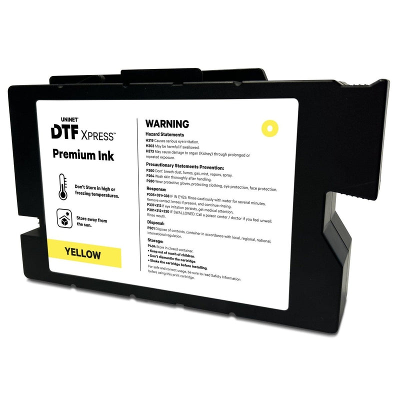 Uninet Xpress Direct To Film (DTF) Ink Cartridge 200 ml - Yellow Swing Design 2