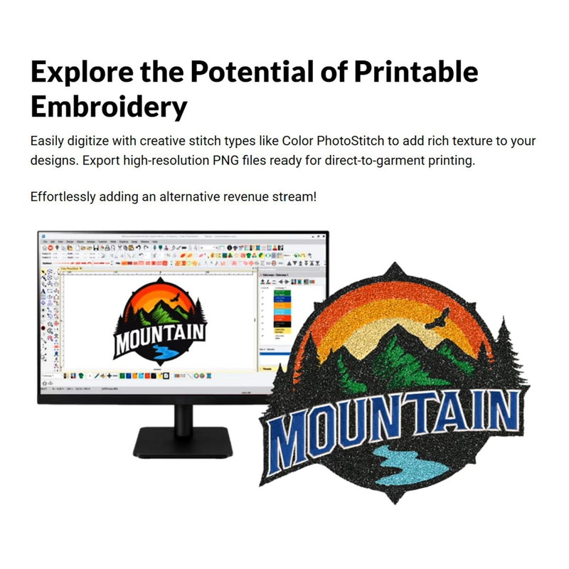 Wilcom EmbroideryStudio Decorating & Digitizing Software 2026 Full License - Swing Design