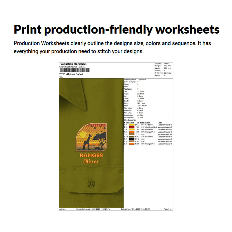 Wilcom EmbroideryStudio LetteringSoftware 2026 Full License Software Wilcom