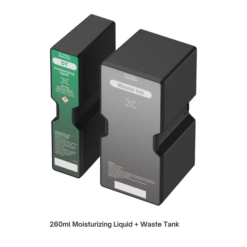 xTool DT Ink Maintenance Tank Set – 260ml Moisturizing Liquid + Waste Tank