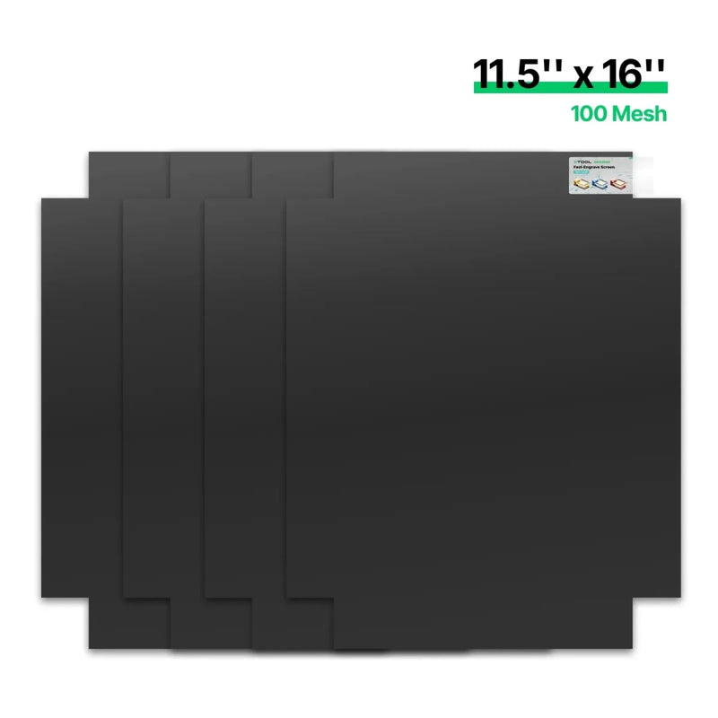 xTool 100 Mesh Polyester Fast-Engrave Screen 11.5" x 16" - 4 Pieces - Swing Design2