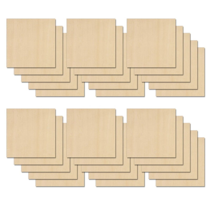 xTool 1/8" Basswood Plywood Sheets -12in x 12in30 Pieces - Swing Design3
