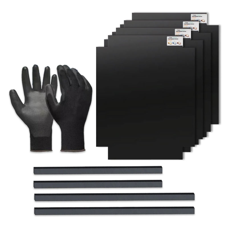 xTool 100 Mesh Polyester Fast-Engrave Screen 11.5" x 16" - 4 Pieces - Swing Design1