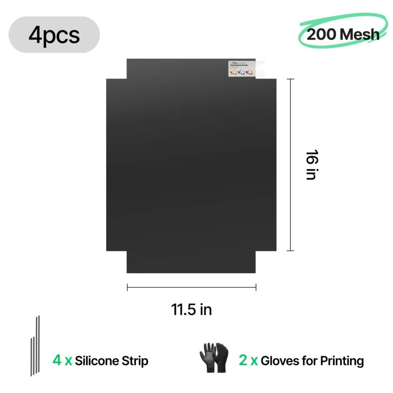 xTool 200 Mesh Polyester Fast-Engrave Screen 11.5" x 16" - 4 Pieces - Swing Design3