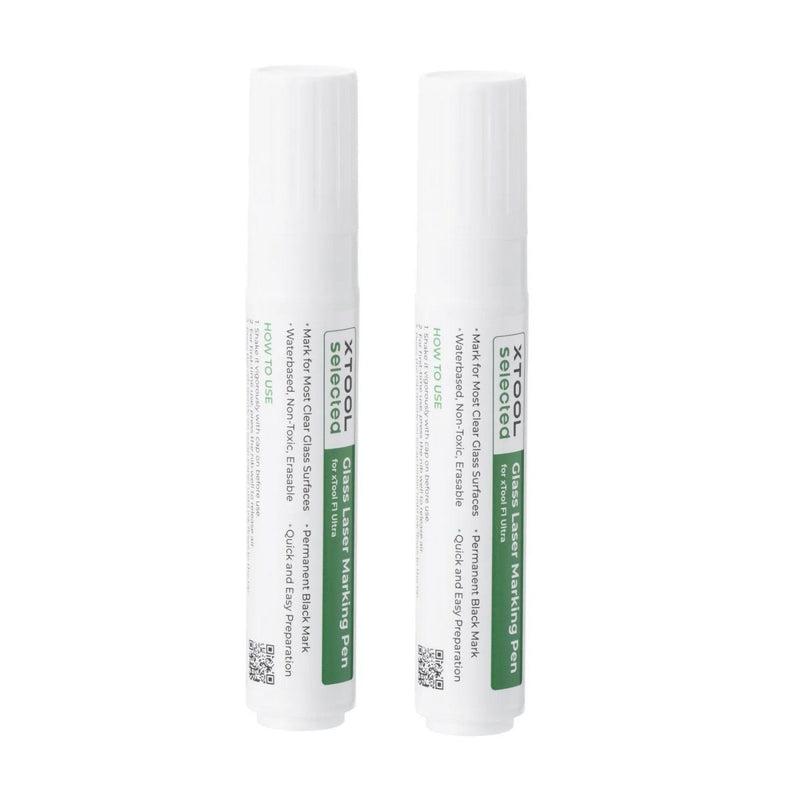 xTool Black Laser Marking Pen For Glass - 2 Pack - Swing Design1