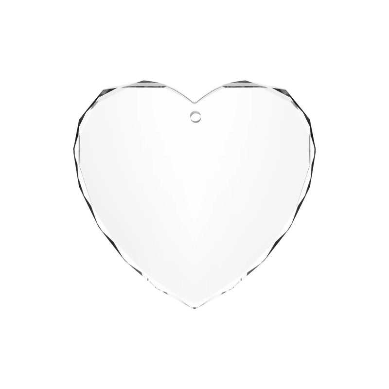 xTool Crystal Faceted Heart-Shaped Ornament - 6 Pack Laser Engraver Accessories xTool