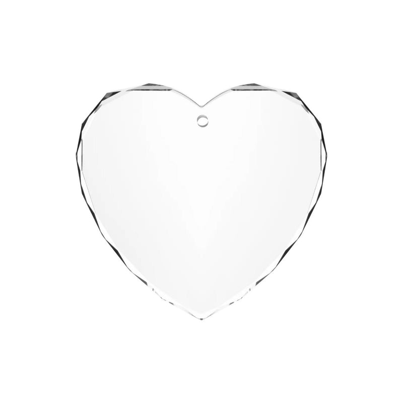 xTool Crystal Faceted Heart-Shaped Ornament - 6 Pack - Swing Design2