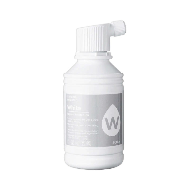 xTool DTF Apparel Printer 500ml Ink Refills - White 2 Pack - Swing Design