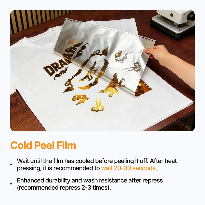xTool DTF Apparel Printer Gold Foil Film Roll - 30m DTF xTool