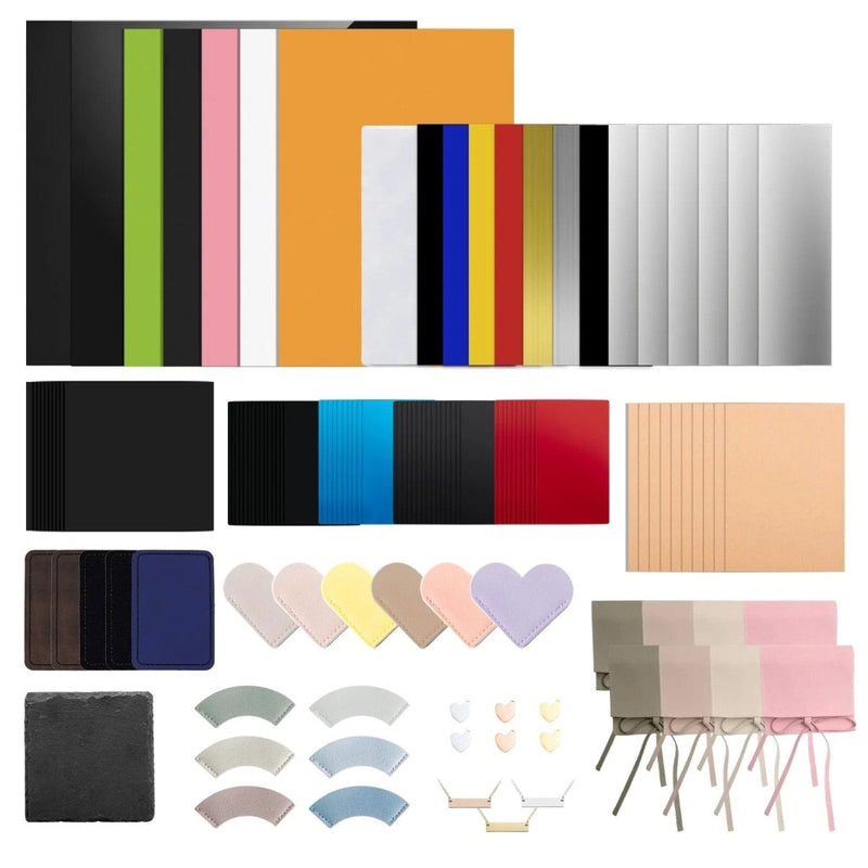 xTool F1 & F1 Ultra Material Explore Kit - 125 Pieces - Swing Design
