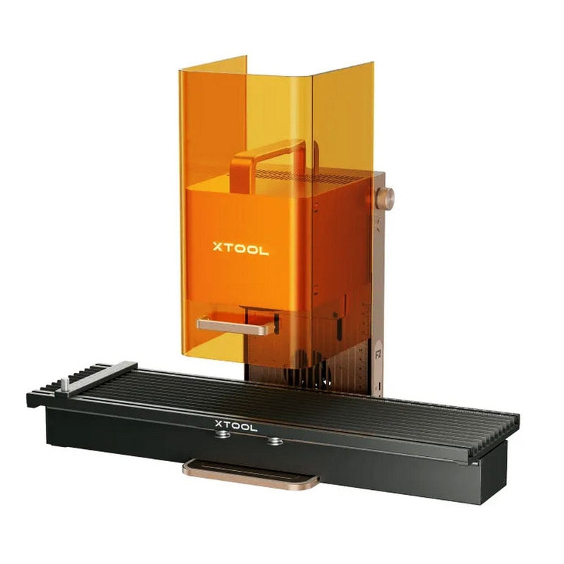 xTool F2 5W IR & 15W Diode Portable Laser Engraver with Slide Extension Bundle - Swing Design