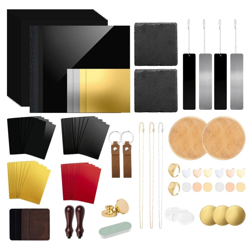 xTool F1 & F2 Ultra Laser Material Kit - 93 Pieces - Swing Design