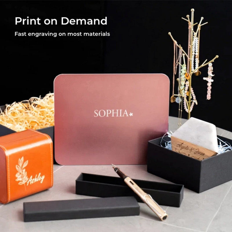 xTool F1 Portable Laser Engraver and Laser Cutter with Slide Extension Bundle - Swing Design
