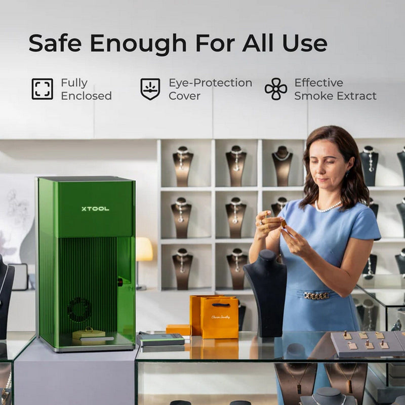 xTool F1 ULTRA 20W Fiber & Diode Dual Laser Engraver Bundle Laser Engraver xTool