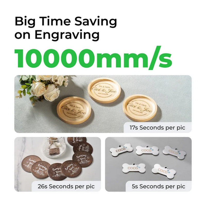 xTool F1 ULTRA 20W Laser Engraver with Air Filter and 4-in-1 Cup Spinner Laser Engraver xTool