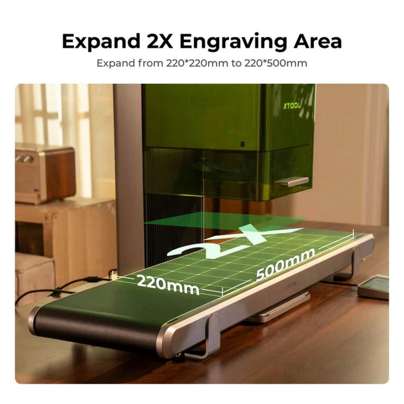 xTool F1 ULTRA Automated Conveyor Belt - Swing Design4